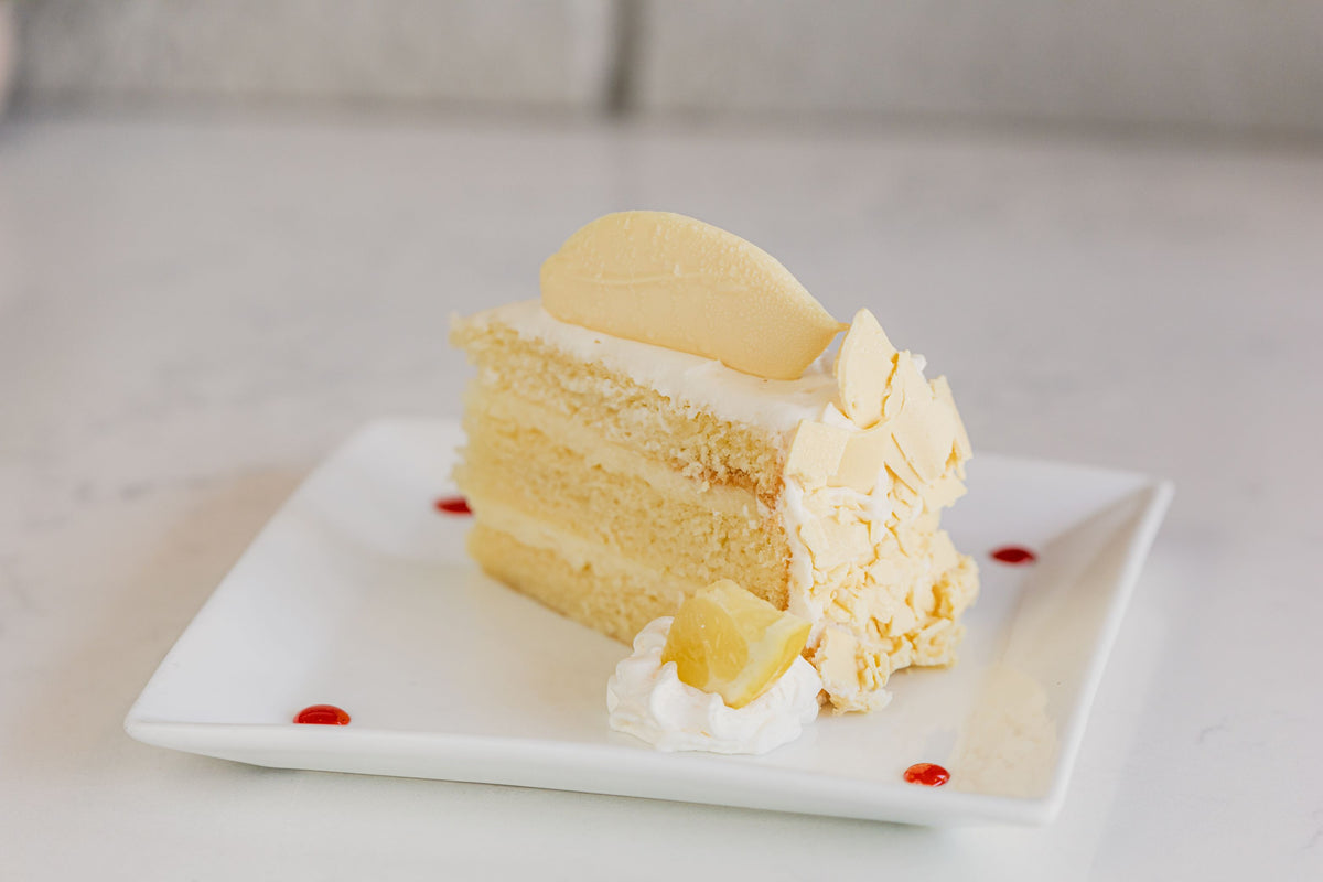 Lemon Cake dessert at California Grill & Bar in Whittier