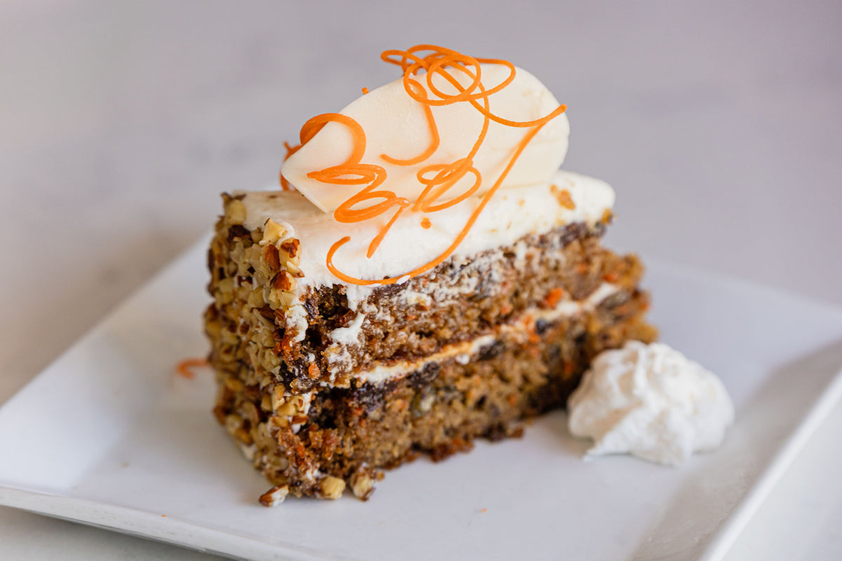 Carrot Cake dessert at California Grill & Bar in Whittier