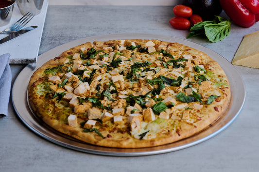 CG LG Chicken Pesto Alfredo Pizza