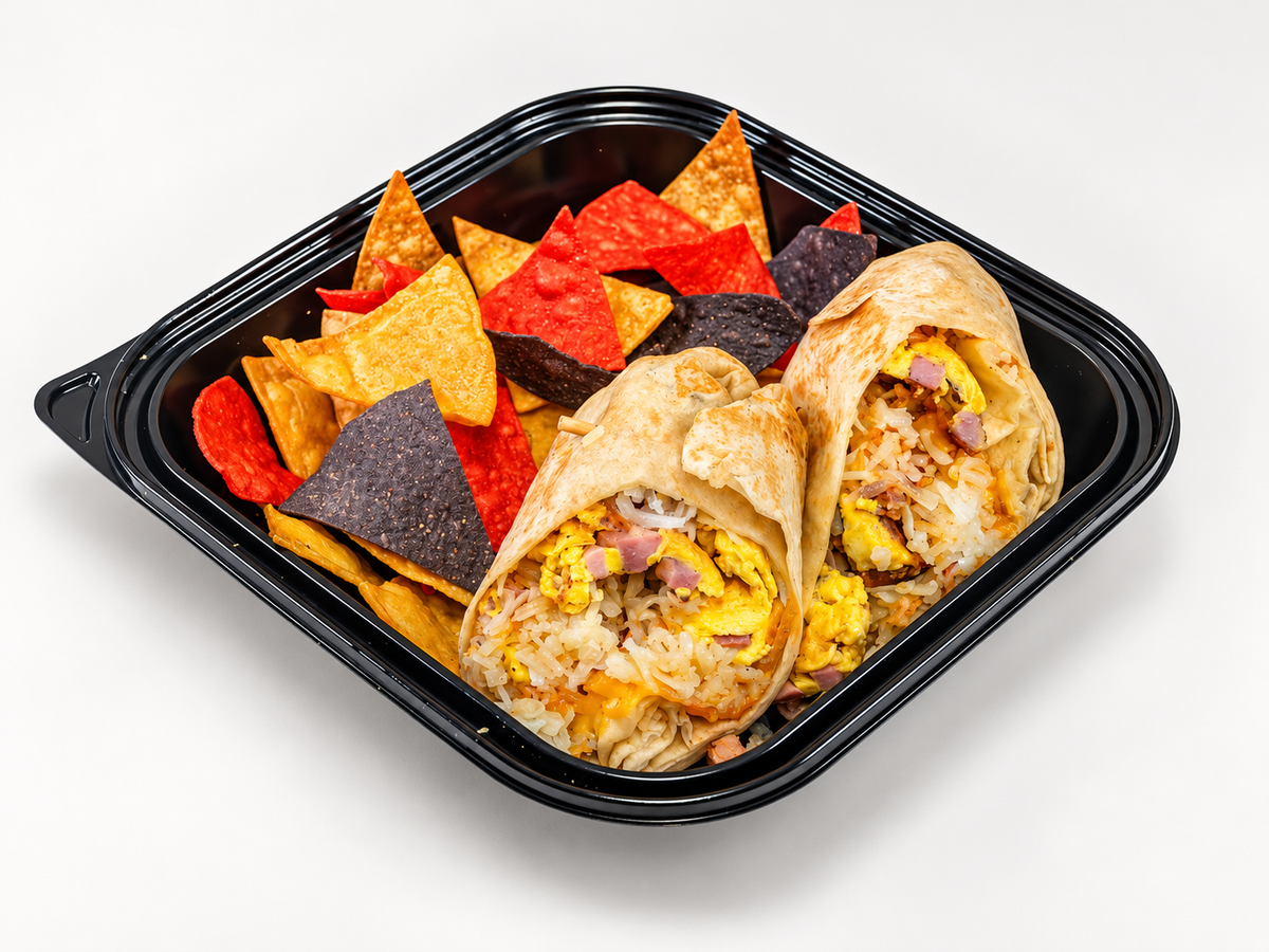 Burrito Family Box at California Grill & Bar in Whittier