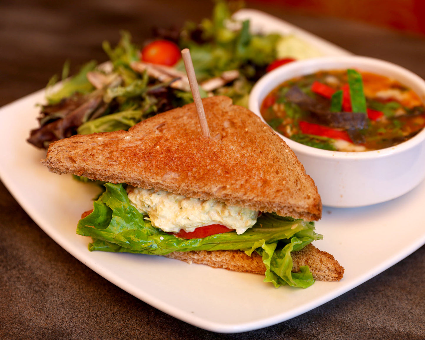 1/2 Sandwich, Soup Cup & Salad