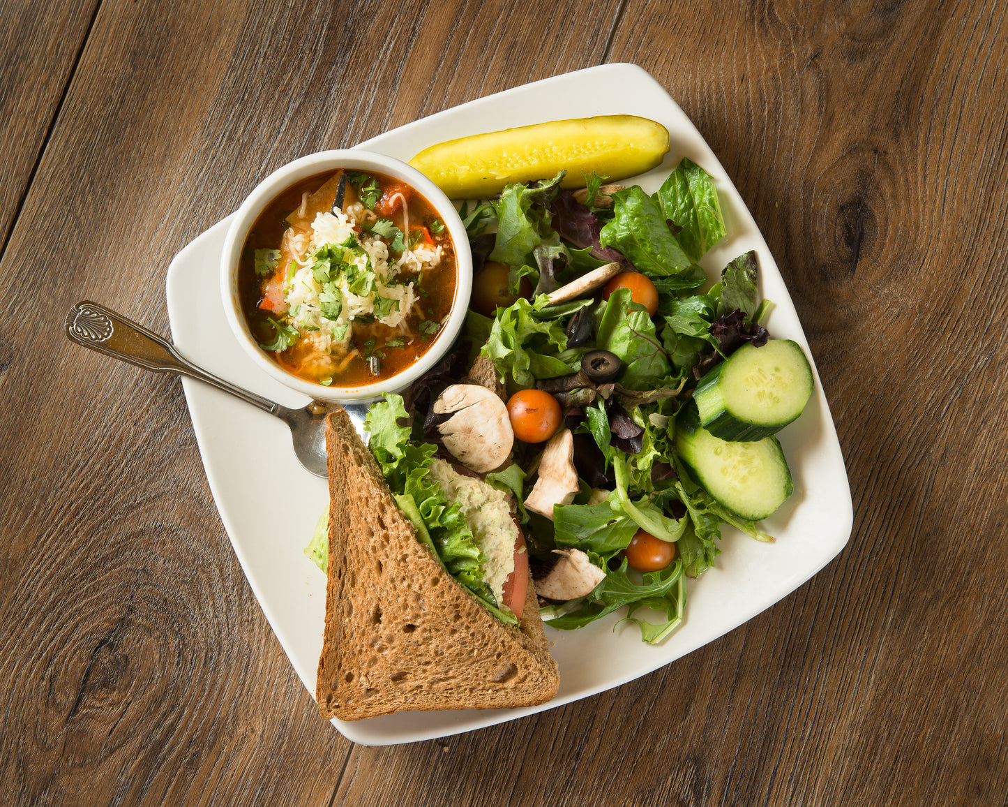 1/2 Sandwich, Soup Cup & Salad