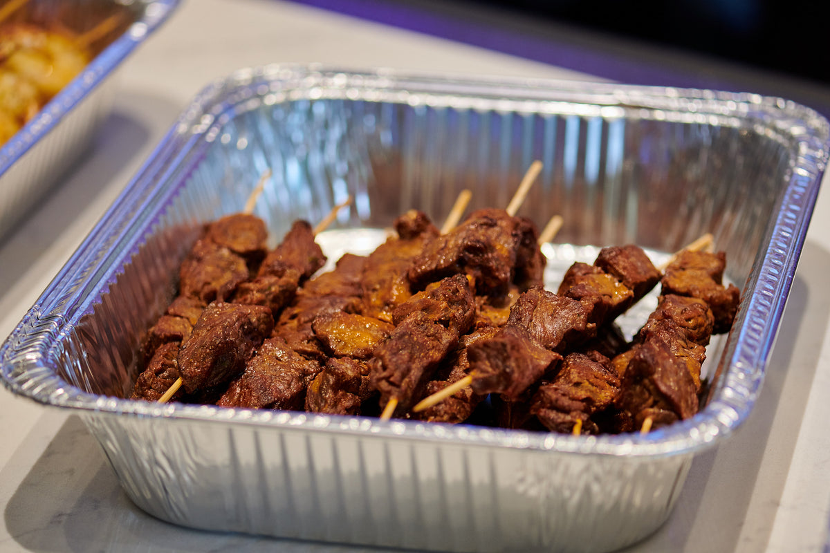 Grilled Beef Skewers catering at California Grill & Bar in Whittier
