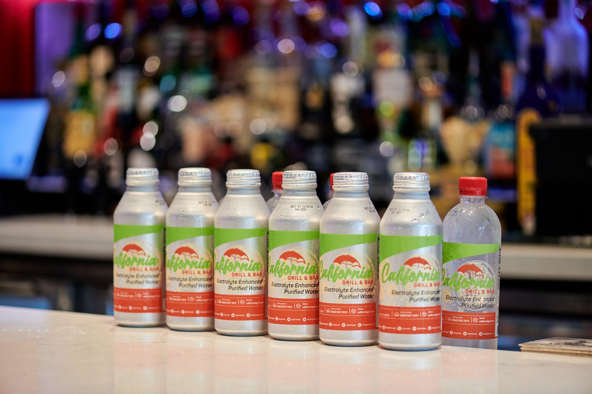 Bottled Water catering at California Grill & Bar in Whittier