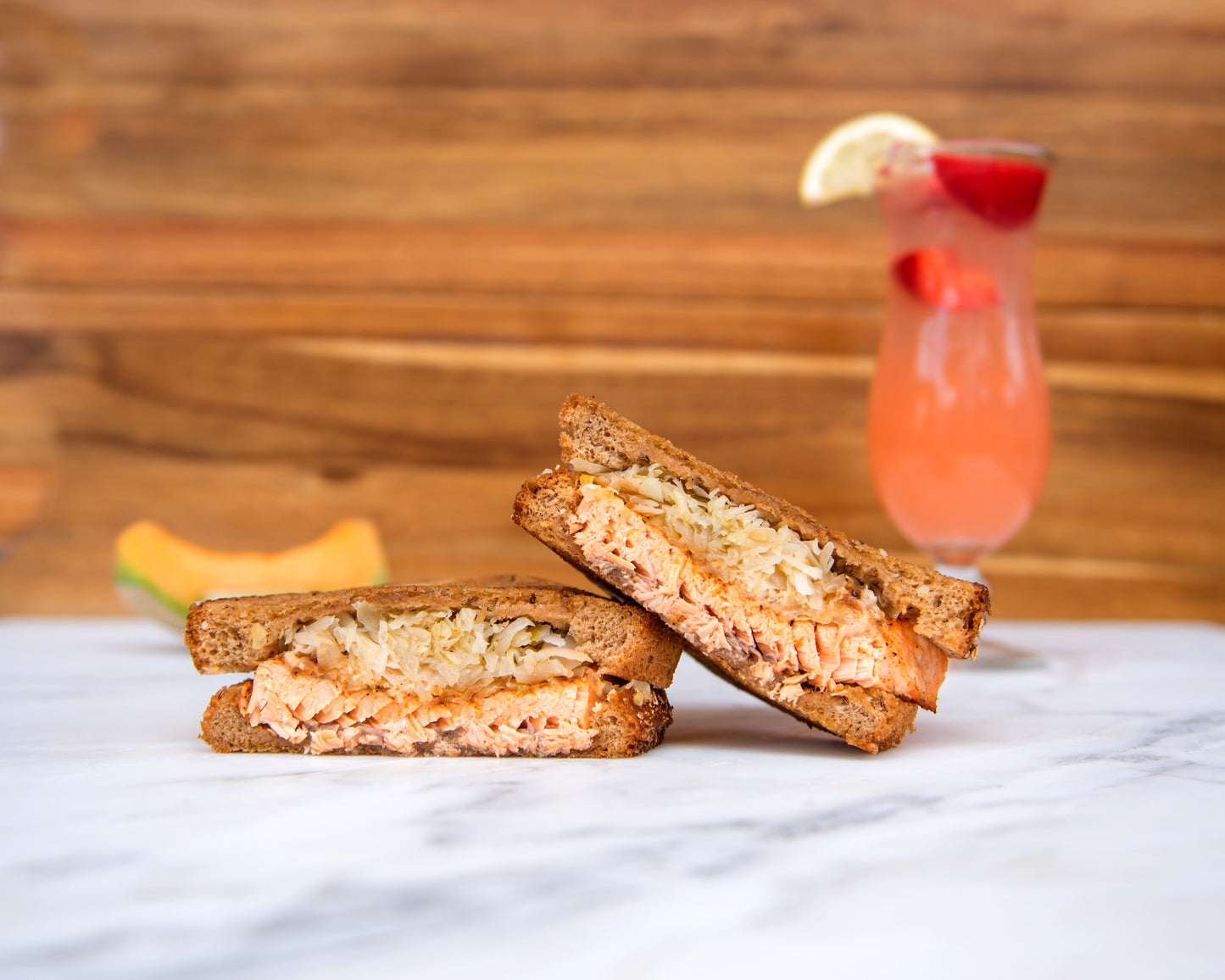 Salmon Reuben Sandwich