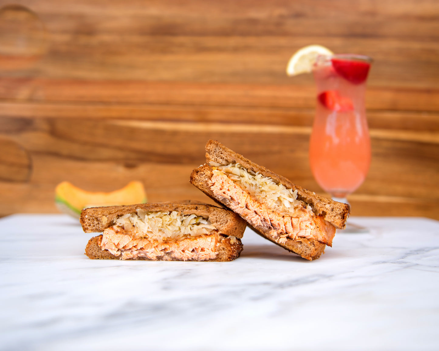 Salmon Reuben Sandwich