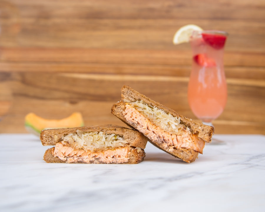 Salmon Reuben Sandwich