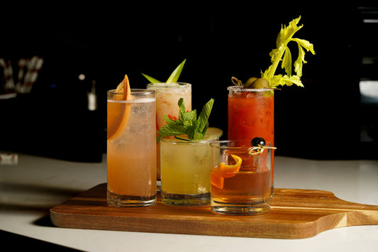 Cocktails at the bar at California Grill & Bar in Whittier