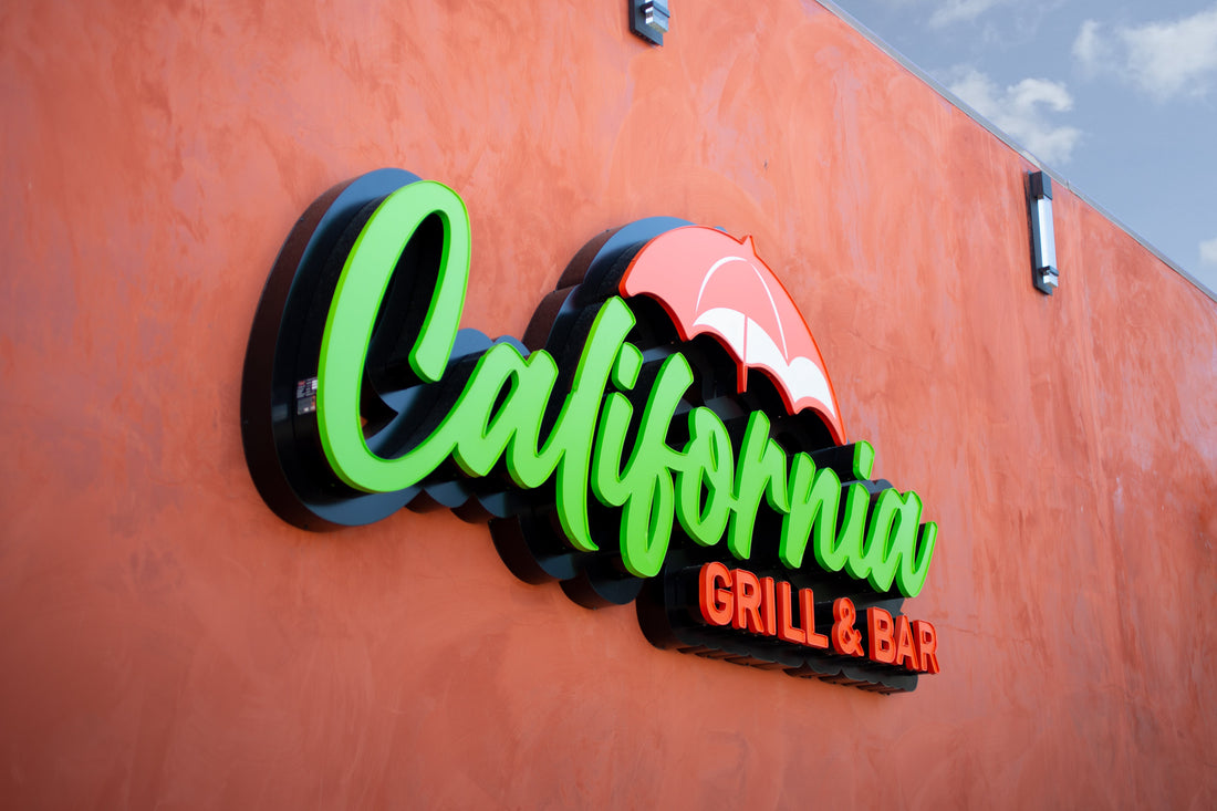 The dining room at California Grill & Bar on Painter Ave in Uptown Whittier