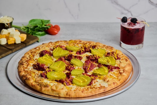 Pastrami Pizza at California Grill & Bar in Whittier