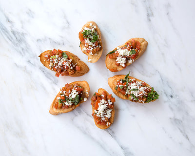 Bruschetta appetizer at California Grill & Bar in Whittier