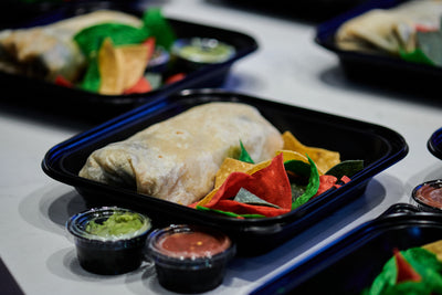 Chicken Burrito Box catering at California Grill & Bar in Whittier