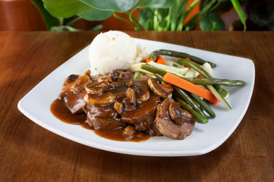 CG Pot Roast dinner at California Grill & Bar in Whittier