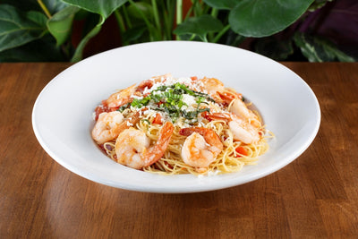 Shrimp Scampi pasta at California Grill & Bar in Whittier