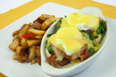 Eggs Florentine at California Grill & Bar in Whittier