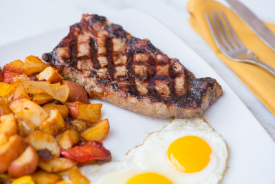 Prime Steak and Eggs at California Grill & Bar in Whittier