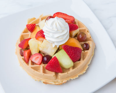 Fruit Fantasia Waffle at California Grill & Bar in Whittier