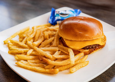 Kids Burger at California Grill & Bar in Whittier