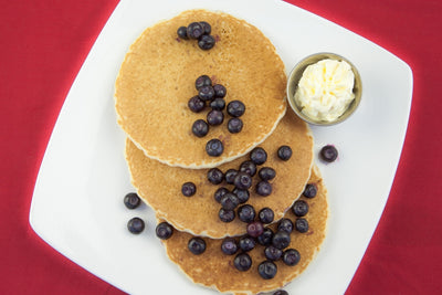 Blueberry Pancakes at California Grill & Bar in Whittier