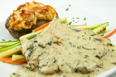 Chicken Marsala dinner at California Grill & Bar in Whittier